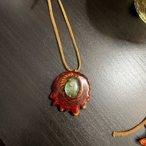 Labradorite third eye pinecone